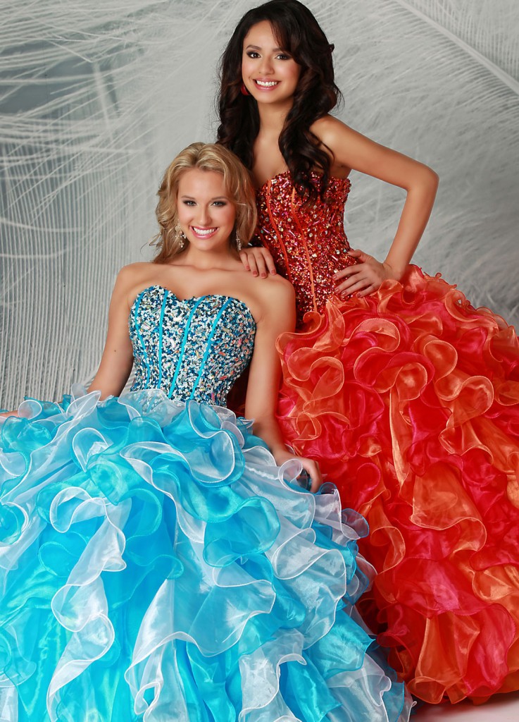 fire and ice ball gowns