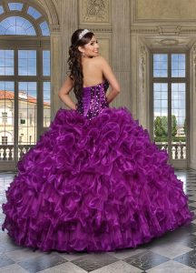 Purple Quinceanera Dress: Q by DaVinci Style 80232
