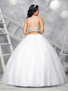 Gold Embroidered Quinceanera Dress Style #80341