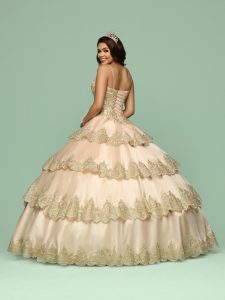 Quinceanera Dress with Satin Jacket Style #80400