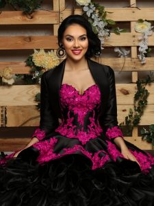 Quinceanera Dress with Satin Jacket Style #80411