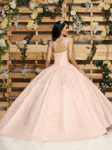 Q by DaVinci Blush Pink Quinceanera Dress Style 80423