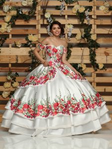 Tiered Charro Quinceanera Dress Q by DaVinci Style 80429