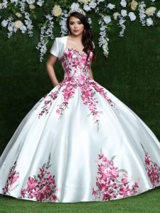 Quinceanera Dress with Satin Jacket Style #80457
