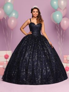 Navy Blue Quinceanera Dress Style 80472