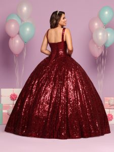 Sequin Tulle Quinceanera Dress Style 80480