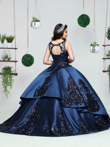 Navy Blue Quinceanera Dress Style 80490