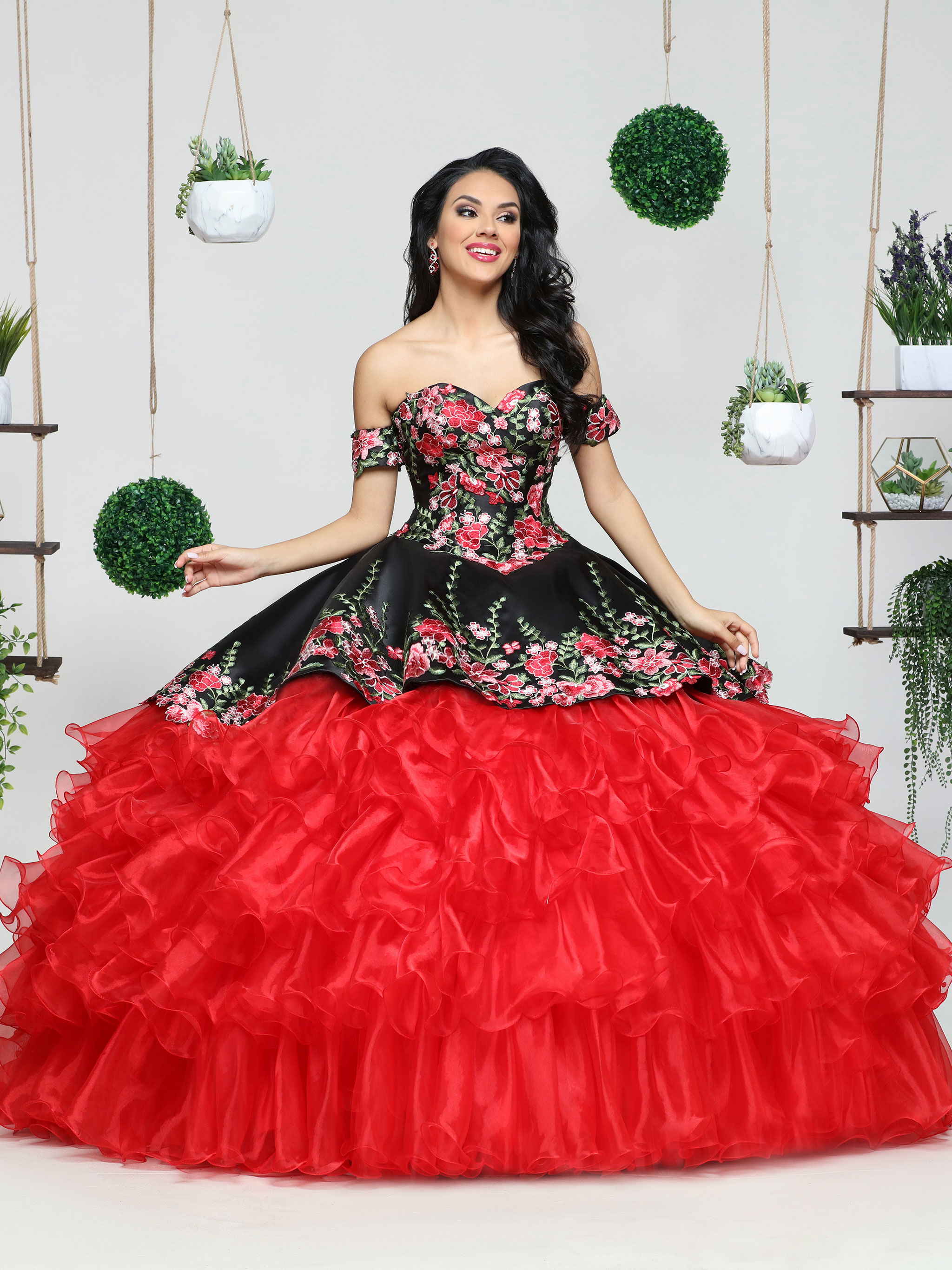 Red Charro Quinceanera Dresses - Q by DaVinci