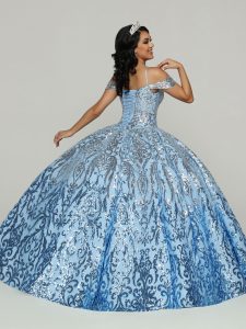Sequin Tulle Quinceanera Dress Style 80512