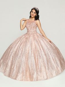 Sequin Tulle Quinceanera Dress Style 80519