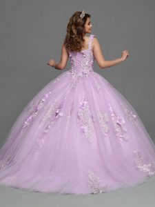 Q by DaVinci Style 80550: Lace & Tulle Ball Gown Quinceanera Dress