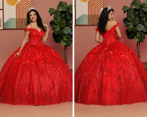 Red Quinceanera Dress Style #80541