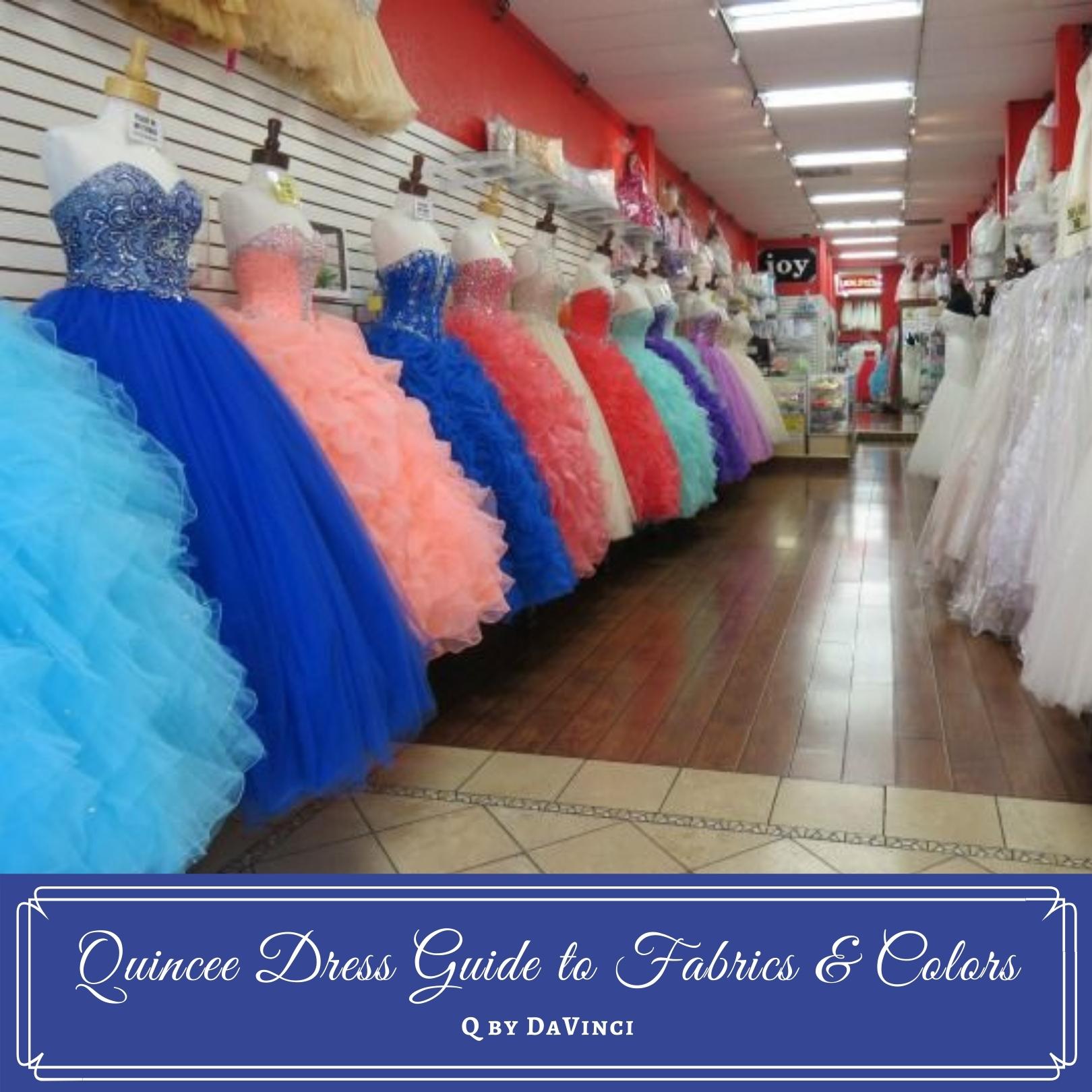 Quinceanera Dress Guide to Fabrics & Skirts