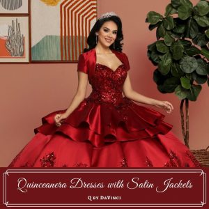 Quinceanera Dresses with Satin Jackets