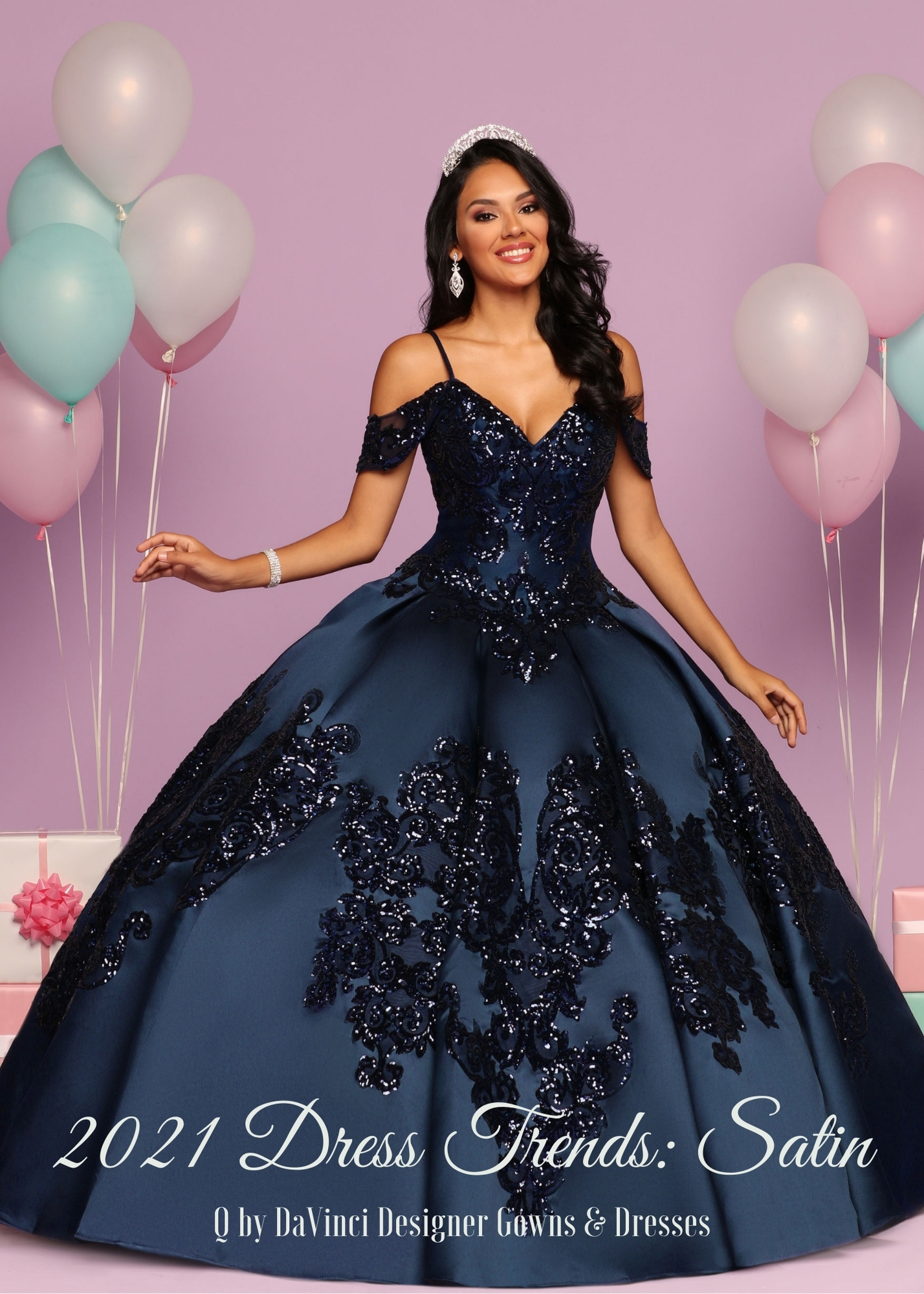 Quinceanera Style Trends 2021 Satin Dresses